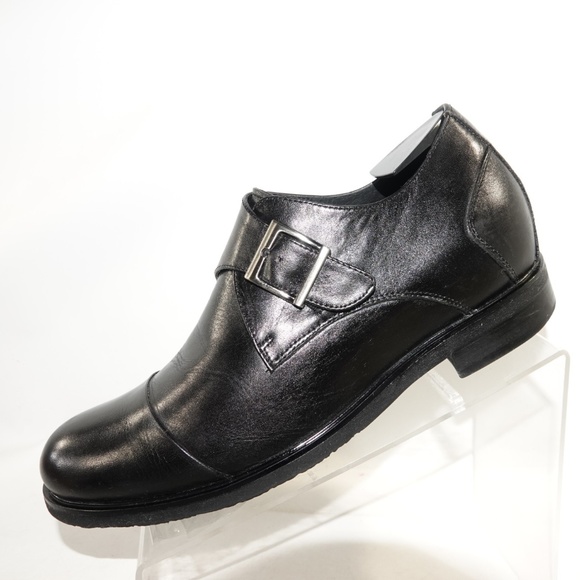 Calto G50326 Sz 8 M Black Monk Strap Mens B7 A9 main image 6